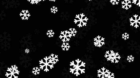 Snowflakes Falling Wallpaper