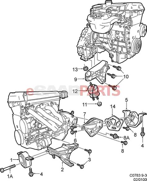 1999 Saab 9 3 Engine Diagram