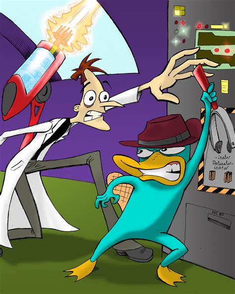 Perry Vs Doofenshmirtz By Transypoo On Deviantart