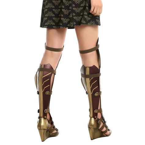 Wonder Woman 3 Piece Cosplay Wedge Boots