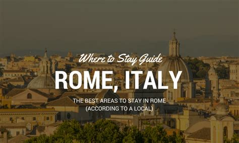 Where To Stay In Rome Italy Romes Coolest Neighborhoods Rome