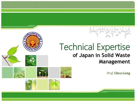 Technical expertise of japan in solid waste management__Intructed by