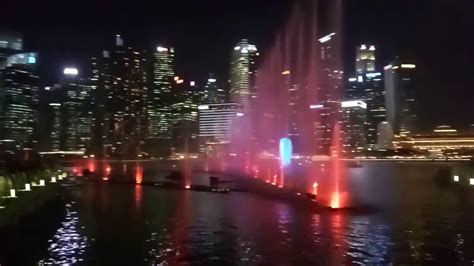 Spectra Water And Light Show Singapore Youtube