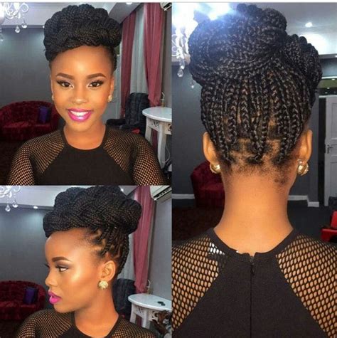 A perfect hairstyle for those who are having a bad hair day and want to have a neat look. Fashion Friday's How To Style Braids! - INFORMATION NIGERIA