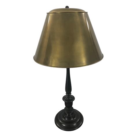 A Whimsical Brass And Hide Shade Umbrella Form Table Lamp At 1stdibs