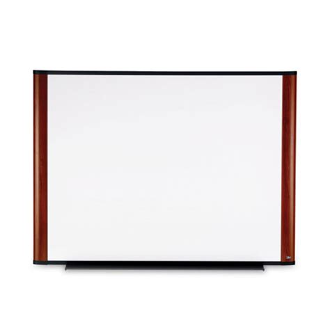 Melamine Dry Erase Board 48 X 36 Mahogany Frame