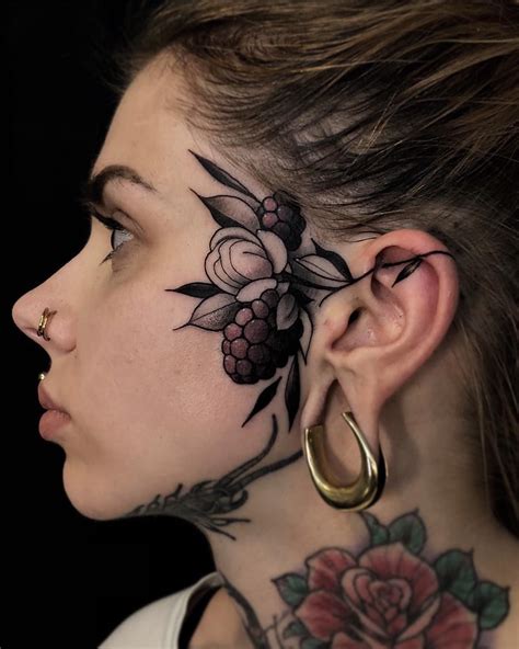 Awasome Woman Face With Rose Tattoo Meaning 2022 Ilulissaticefjordcom