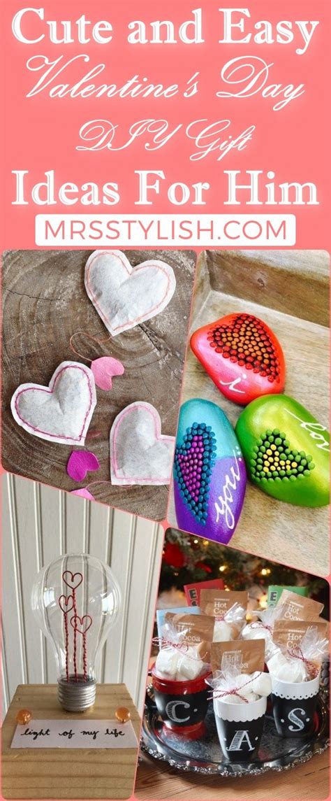 10 Cute And Easy Valentine S Day DIY Gift Ideas For Him