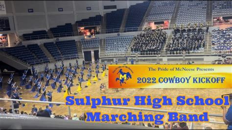 Sulphur High School Marching Band Mcneese Cowboy Kickoff 2022