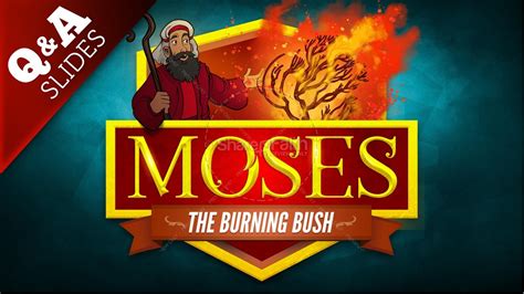 Exodus 3 Moses And The Burning Bush Kids Bible Stories Clover Media
