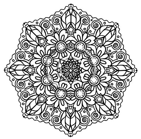 Detailed flower coloring pages to download and print for free