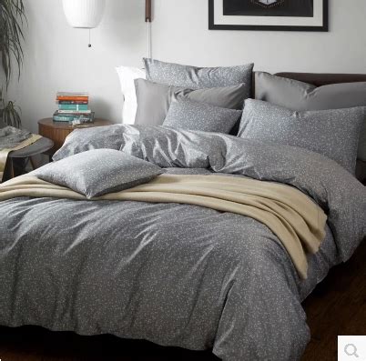 Shop for king size bed sheets online on myntra. 4pcs Five star hotel bedding set king size grey color ...