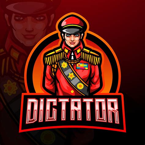 Dictator Esport Mascot Logo Design 7101807 Vector Art At Vecteezy