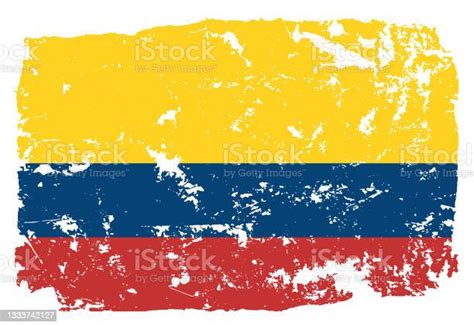 Grunge Styled Flag Of Colombia Stock Illustration Download Image Now