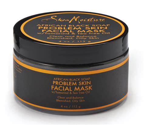 Natural ingredients may vary in colour and consistency. Shea Moisture African Black Soap problem skin facial mask ...