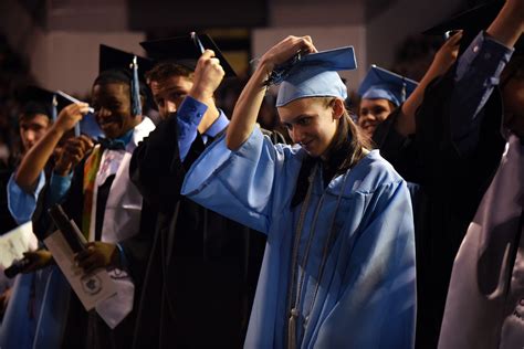 Vista Ridge High School Graduates Turn Their Tassels During A Commencement Ceremony May 23 At