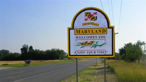The Best Sign In The World Says Maryland Welcomes You