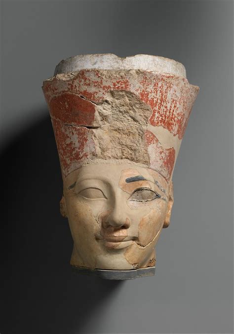 head of an osiride statue of hatshepsut new kingdom the metropolitan museum of art