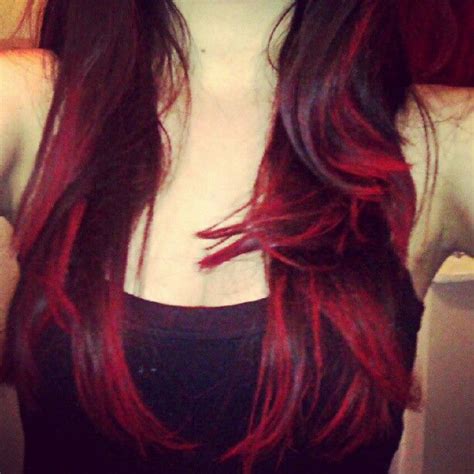 Red Dip Dye Red Dip Dye Hair Color And Cut Hair And Nails Subtle Hair Beauty Hairstyles