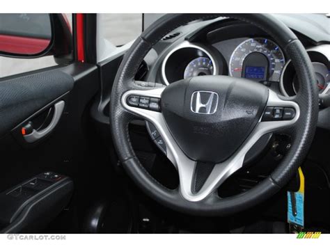 2009 Honda Fit Sport Sport Black Steering Wheel Photo 76537398
