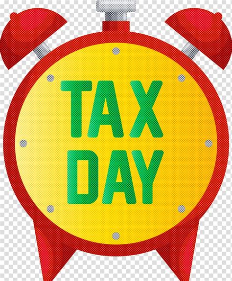 Free Download Tax Day Sign Signage Transparent Background Png