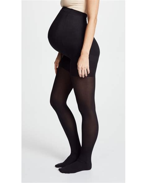 Lyst Spanx Mama Maternity Tights In Black