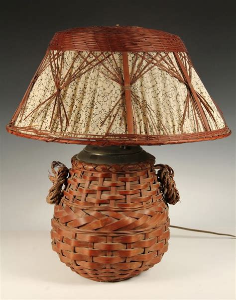 It can be used on its own or attached to cover a chain link fence for added. 1890s Woven Split Bamboo Oriental Style Table Lamp in red ...