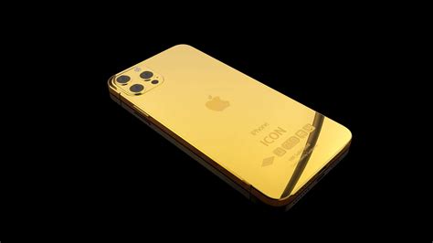18k Solid Gold Iphone 12 Pro Max 512 Gb 67” Goldgenie