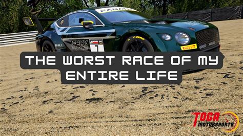 THE WORST ASSETTO CORSA COMPETIZIONE RACE OF MY LIFE YouTube