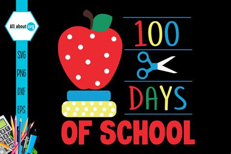 Level 100 Days Of School Svg