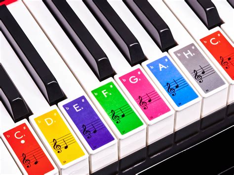 Klaviatur Aufkleber Noten Spielzeug Sonstige Aufkleber Tastatur
