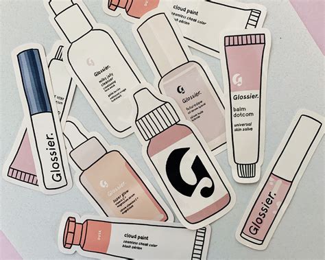 Glossier Stickers Etsy