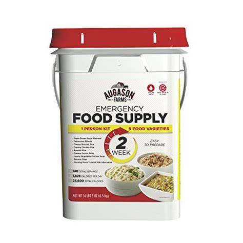 Stock up on augason farm foods for the prepper's pantry augason farms emergency food storage should be at the top of your list of prepper supplies. Augason Farms 2-Week 1-Person Emergency Food Supply Kit 1 ...