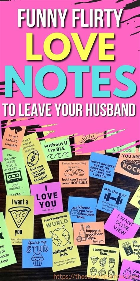 101 Flirty Fun And Free Love Notes For Him Artofit