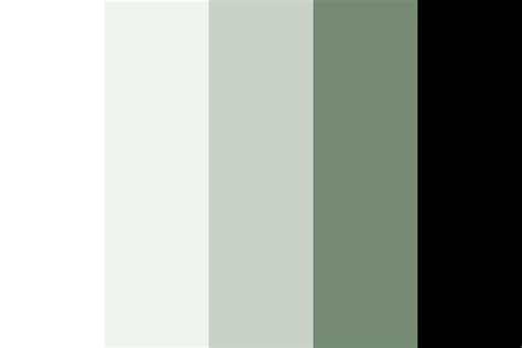 Muted Grey Green Color Palette
