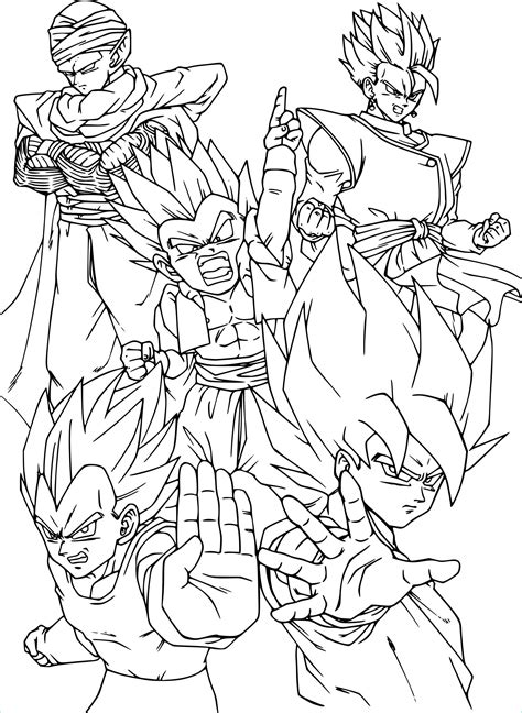 Coloriage à Imprimer Dragon Ball Z Beau Collection Unique Coloriage A