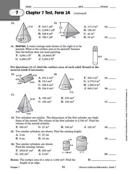 Test your understanding of space and geometry in maths with this practice quiz, suitable for students in year 7 of the australian curriculum. Quia - Class Page - Math Chapter 7
