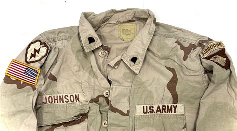 Us Army Dcu Jacket Two Tour Vet Patched To Spec Johnson 101st Airborne