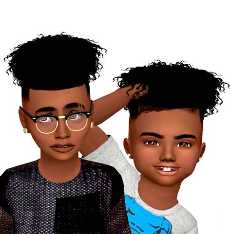 All Sims 4 Cc Here — Ebonixsims Ebonix Child And Toddler Hair