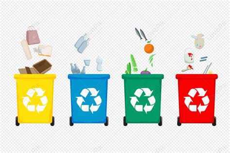 Garbage Classification Png Transparent And Clipart Image For Free