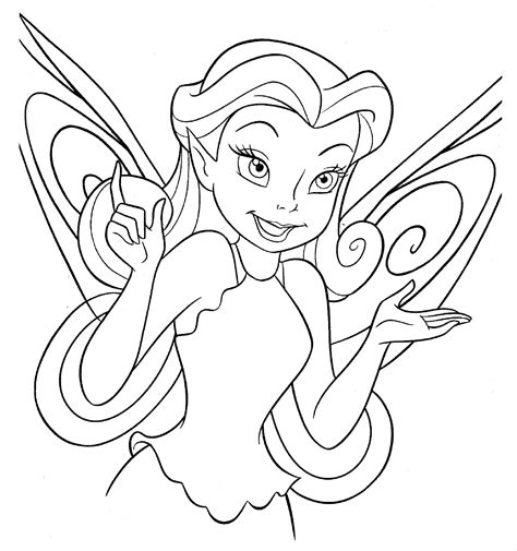 Disney Fairies Coloring Pages Colouring Coloring Kids Coloring Kids