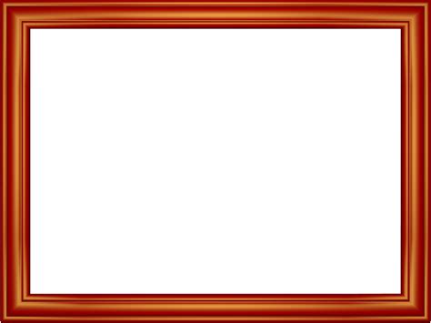 Red Elegant Embossed Frame Rectangular Powerpoint Border 3d Borders
