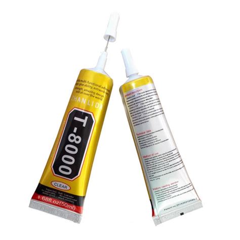 It is best used for broken glass, crockery and other hard surfaces. 50ml T8000 Super Glue DIY MultiPurpose Liquid T 8000 Strong Epoxy Adhesive Glue Crystals Craft ...