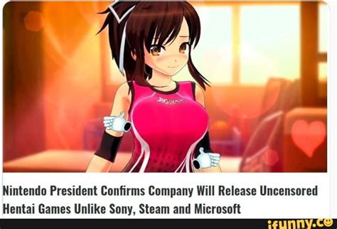 Nintendo President Confirms Company Will Release Uncensored Hentai