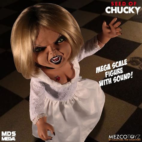 MDS Mega Scale Seed Of Chucky Talking Tiffany Mezco Toyz