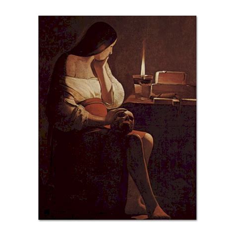 Mary magdalene has long been a controversial figure within the catholic church. Mary Magdalene with Skull and Smoking Flame Postcard