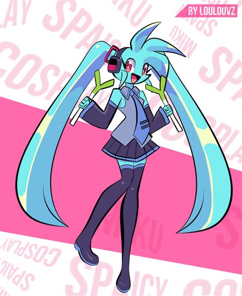 Spaicy Cosplaying Miku By Loulouvz On Deviantart