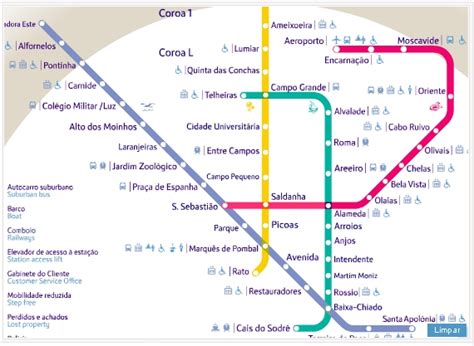 Lisboa e estuário do tejo rio tejo. mapa metro lisboa - Será que volto?