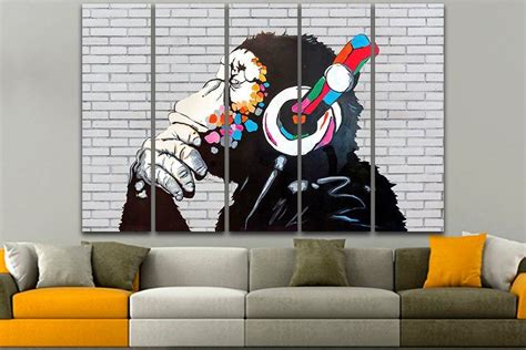 We did not find results for: Banksy Dj monkey Wall street art Graffiti art canvas ...