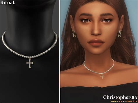 Christopher067 Ritual Necklace Earrings Hi ♡ Today I